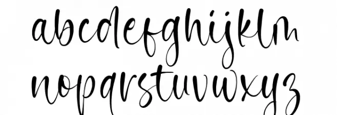 Noble Dream 字体 小写