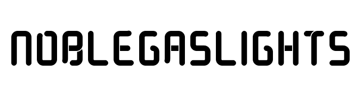 Noble Gas lights  नि: शुल्क फ़ॉन्ट्स डाउनलोड