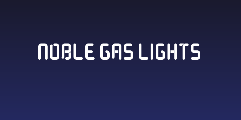 Noble Gas lights Social Header
