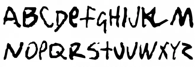 Nobody Loves Me Font LOWERCASE