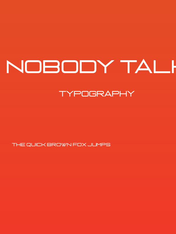 Nobody Talks Poster