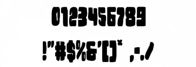 Nobody's Home Condensed Font OTHER CHARS