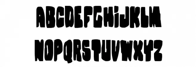 Nobody's Home Condensed Font Litere mari