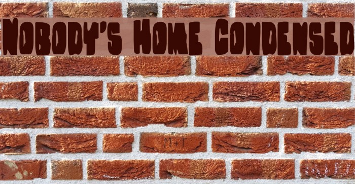 Nobody's Home Condensed Example 1