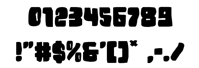 Nobody's Home Expanded Font OTHER CHARS