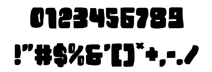 Nobody's Home Expanded Font OTHER CHARS