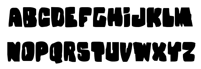Nobody's Home Expanded Font LOWERCASE