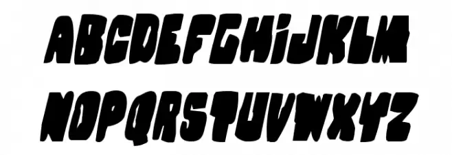 Nobody's Home Italic フォント 大文字