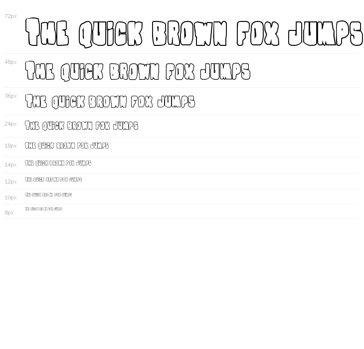 Nobody's Home Outline Waterfall