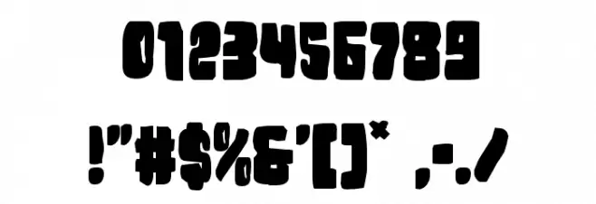 Nobody's Home Regular Font OTHER CHARS