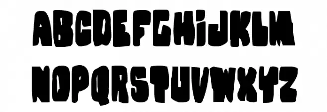 Nobody's Home Regular 字体 大写