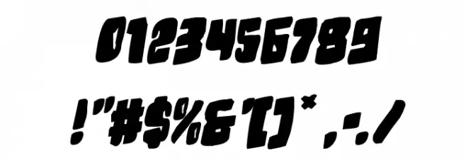 Nobody's Home Rotalic Font OTHER CHARS