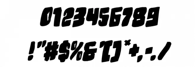 Nobody's Home Rotalic Font OTHER CHARS