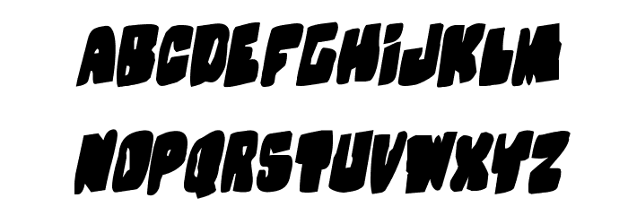 Nobody's Home Rotalic Font LOWERCASE