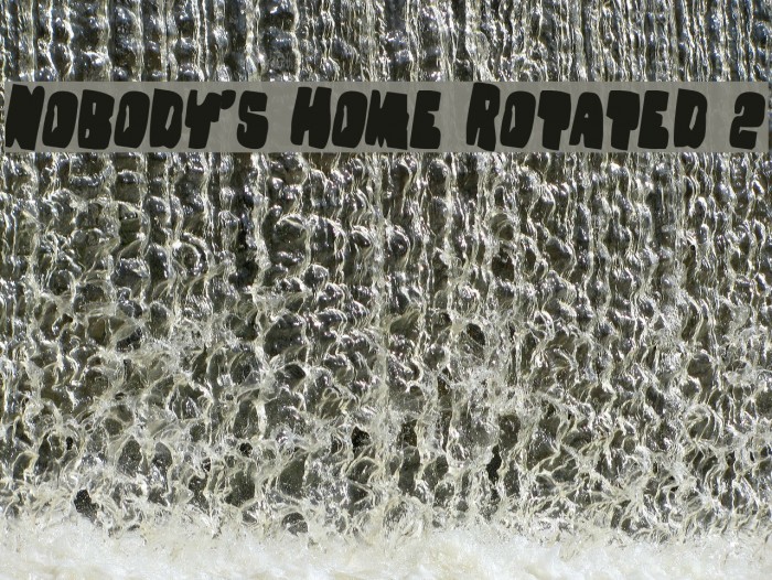 Nobody's Home Rotated 2 Example 1