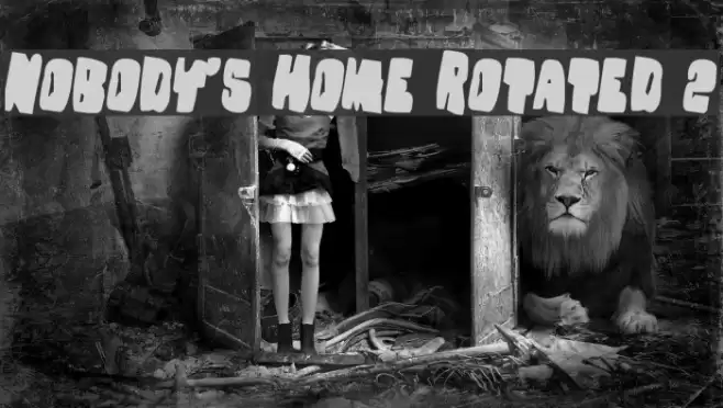 Nobody's Home Rotated 2 Font examples