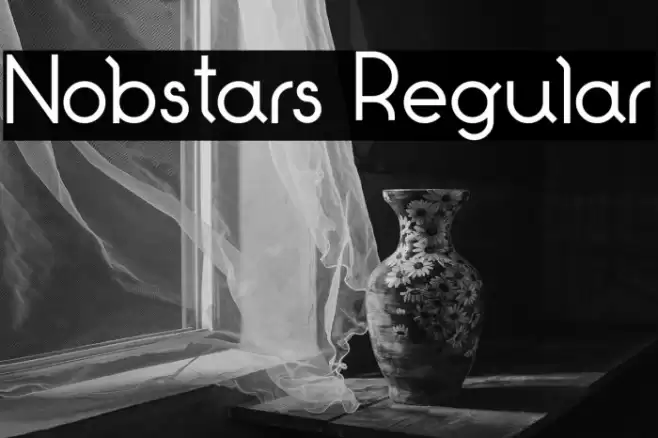 Nobstars Regular Font examples