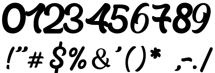 Nocarine Script Free Regular Font OTHER CHARS