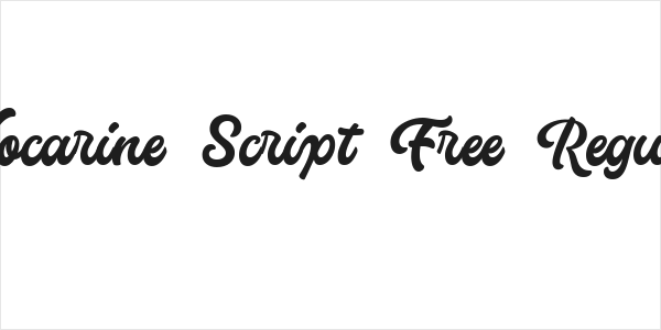 Nocarine Script Free Regular Logo