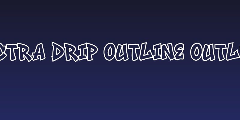 Noctra Drip Outline Outline Social Header