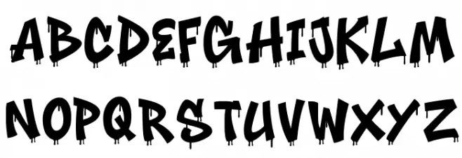 Noctra Drip SolidMelt SolidMelt フォント 大文字