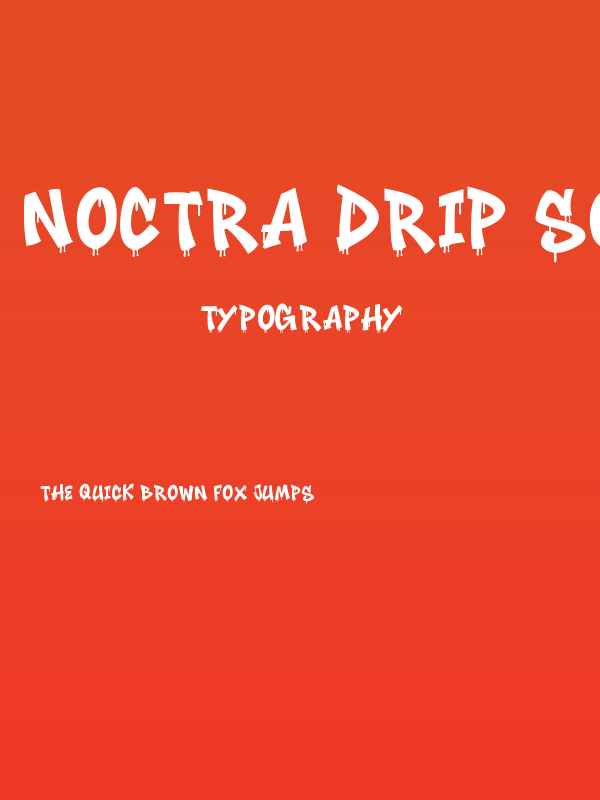 Noctra Drip SolidMelt SolidMelt Poster