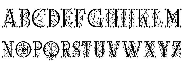 Noctune Font LOWERCASE