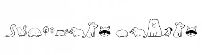 Nocturnal Animal  Fuentes Gratis Descargar
