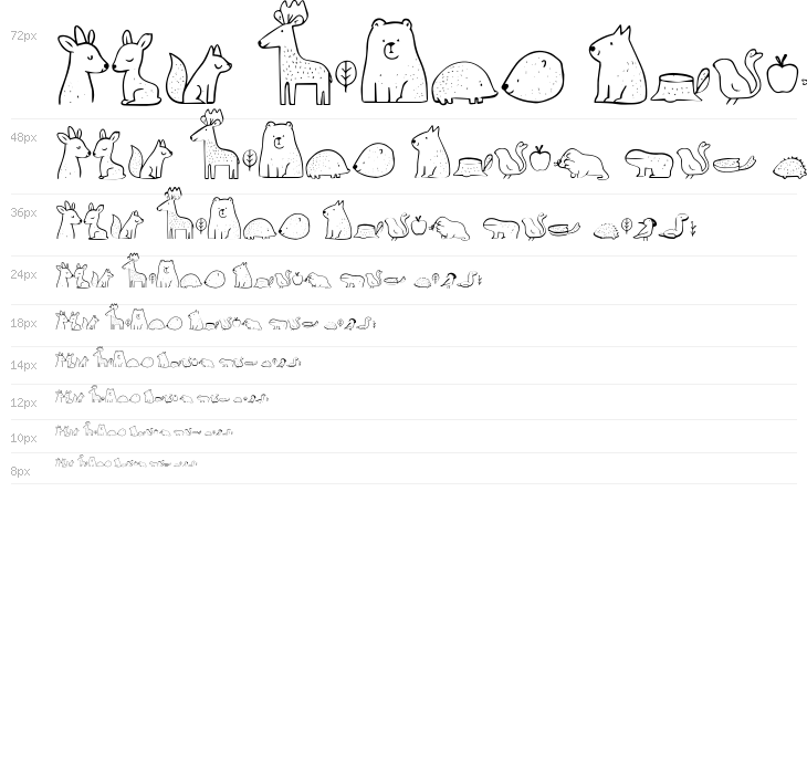 Nocturnal Animal Waterfall