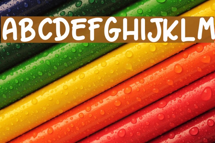 Nocturnal Hand Bold Font examples