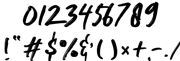 Nocturnal Font OTHER CHARS