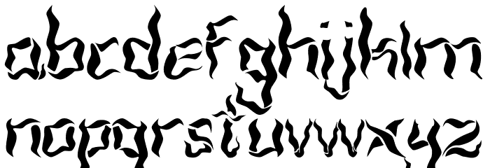 Nocturne Font LOWERCASE