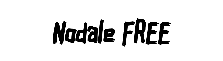 Nodale FREE  baixar fontes gratis