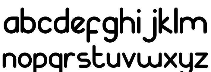 Nodelines New Font LOWERCASE