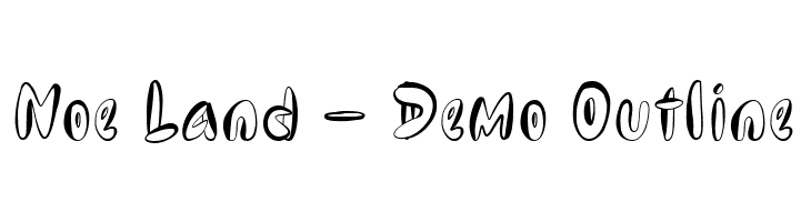 Noe Land - Demo Outline  baixar fontes gratis