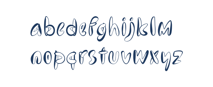 Noe Land - Demo Outline Lowercase