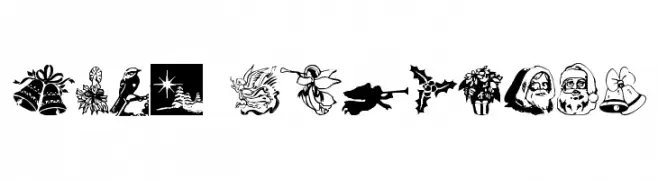Noel Dingbats  Free Fonts Download