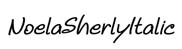 Noela Sherly Italic  font caratteri gratis