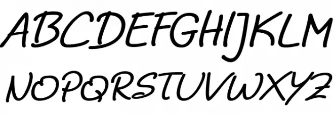 Noela Sherly Italic Schriftart Groß