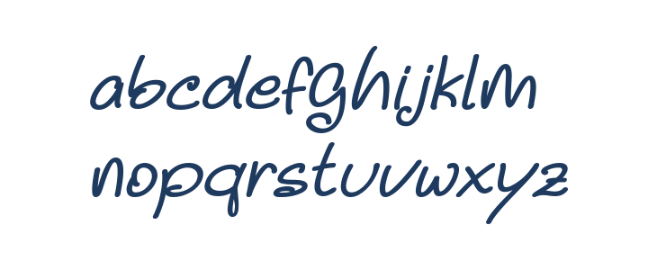 Noela Sherly Italic Lowercase