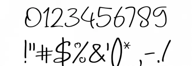 Noela Sherly Light Font OTHER CHARS