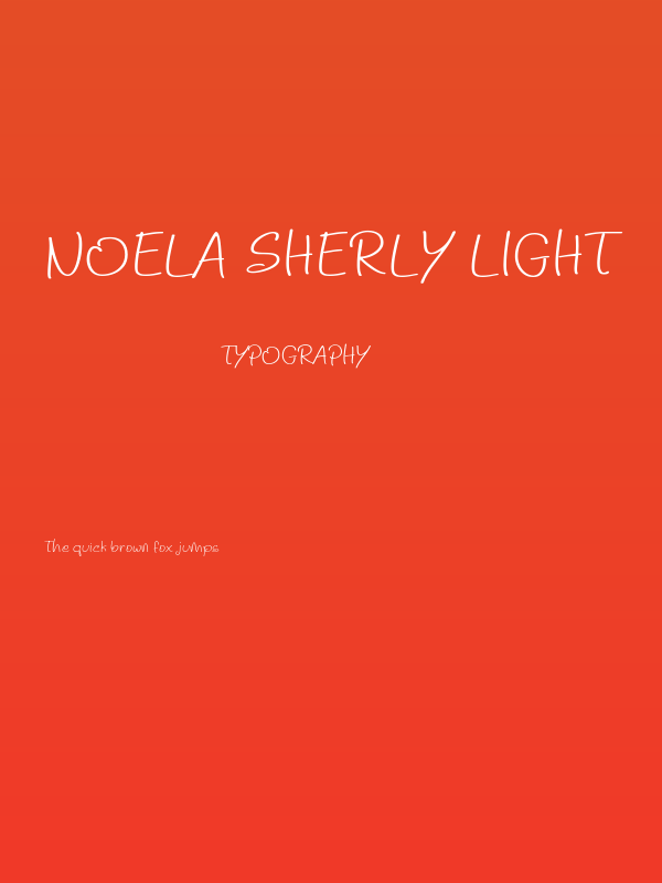 Noela Sherly Light Poster