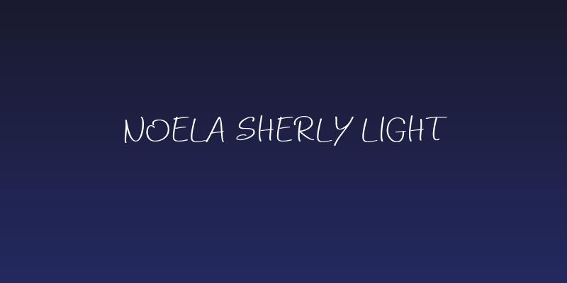 Noela Sherly Light Social Header