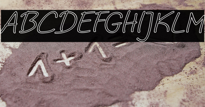 Noela Sherly Outline Italic Example 1