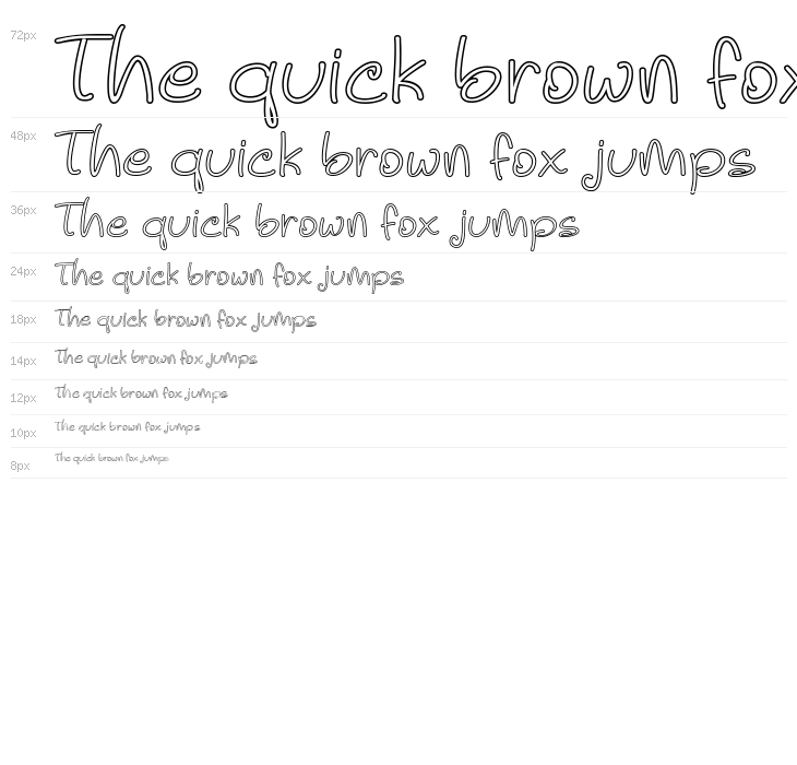 Noela Sherly Outline Waterfall