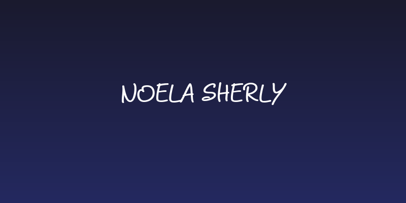 Noela Sherly Social Header