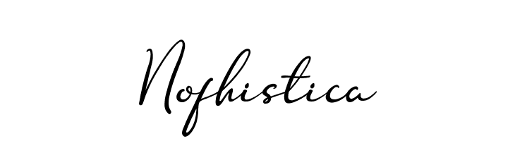 Nofhistica  font caratteri gratis