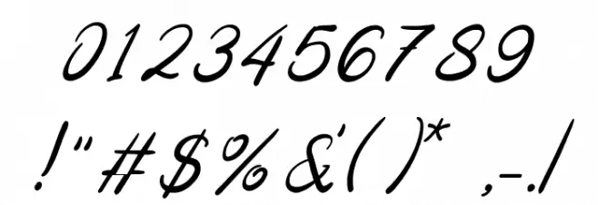 Nofhistica Font OTHER CHARS