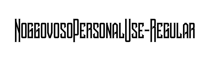 NoggovosoPersonalUse-Regular  font caratteri gratis