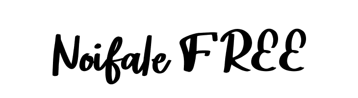 Noifale FREE  Frei Schriftart Herunterladen